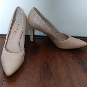 Cream colored Franco Sarto Silettos